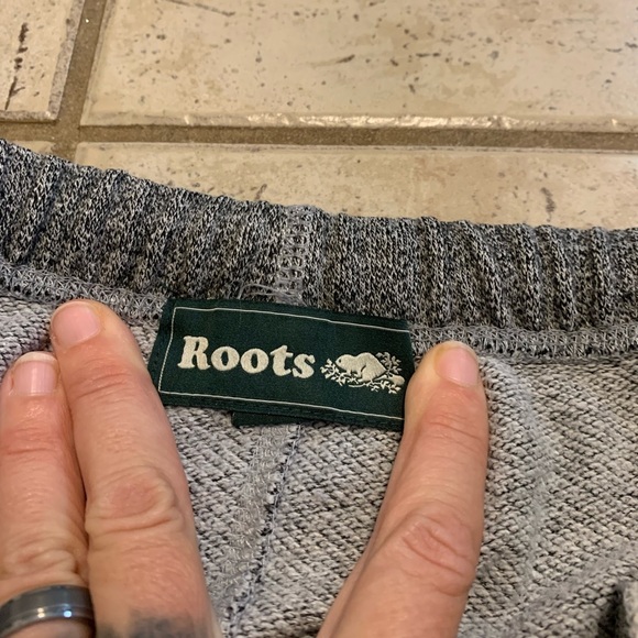 💜 Roots Salt & Pepper Original Sweatpants - Size Medium - Picture 3 of 10